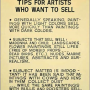 Tips for Artists Who Want to Sell